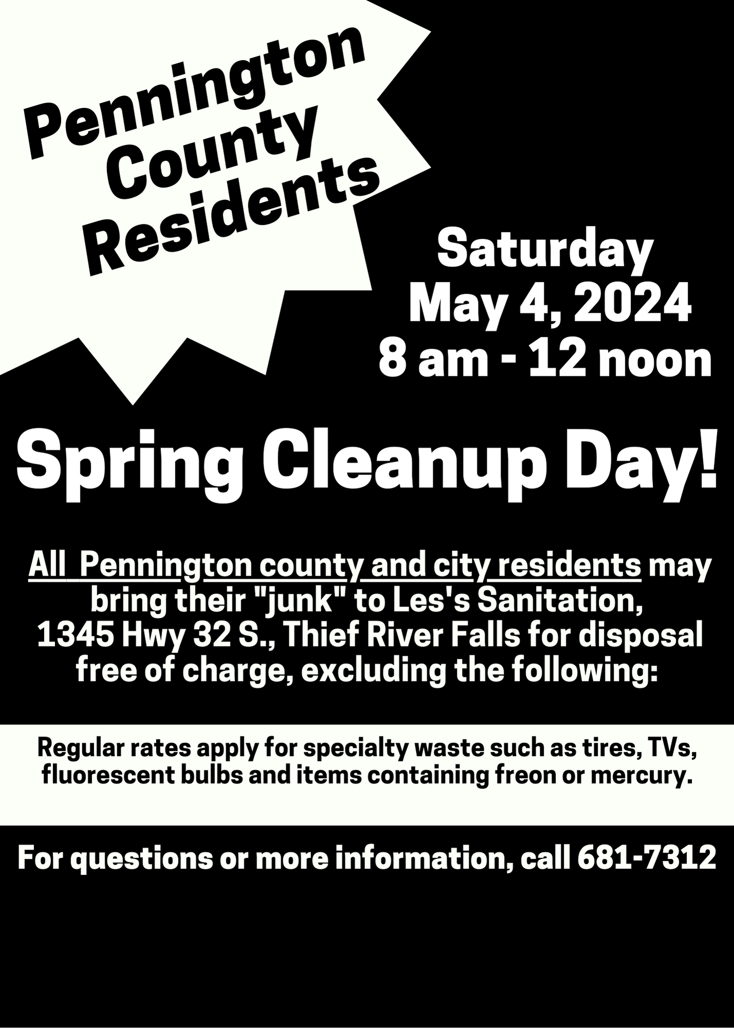 Spring Cleanup Day! 2024 