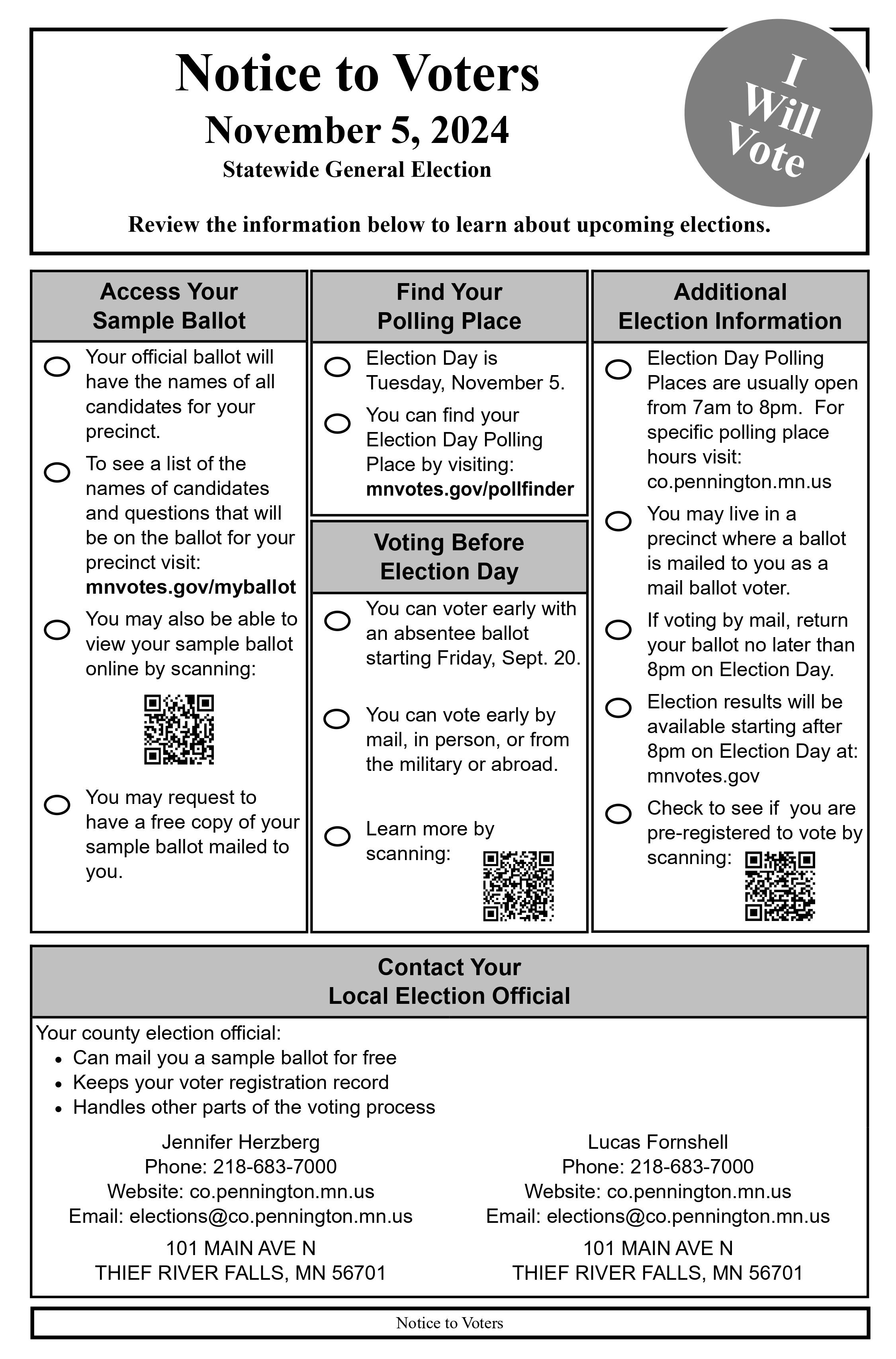 Notice to Voters 2024 Primary